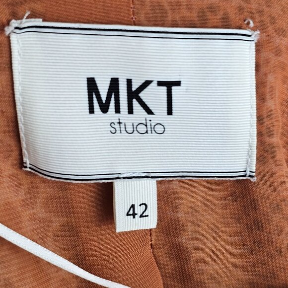 MKT Studio Snake Print Tie Cinch Long Sleeve Cardigan Sz XL 42 - Picture 8 of 11